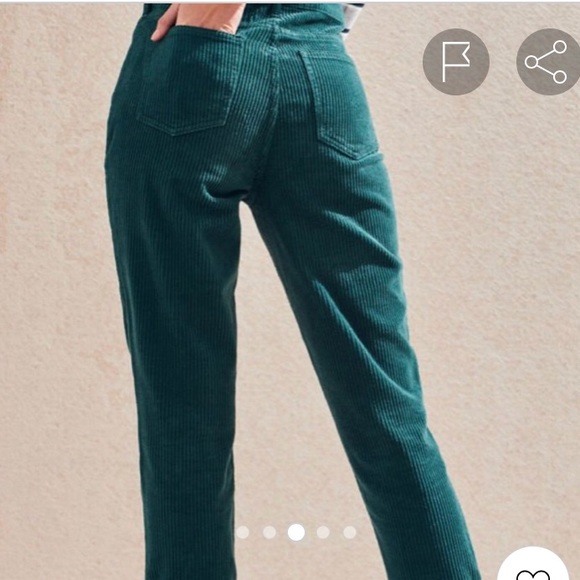 PacSun Emerald Corduroy Jeans - Picture 2 of 7